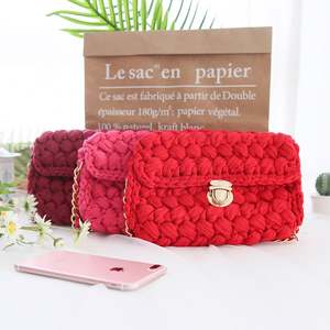 Yarncrafts vente en gros Yarncrafts <span class=keywords><strong>pas</strong></span> <span class=keywords><strong>cher</strong></span> ligne plate crochet tricot à la main bricolage épais doux super gros fil acrylique - Product Image 6