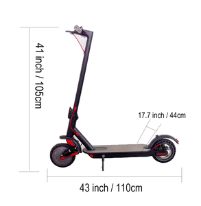 Trottinette électrique pliable XFY à 2 roues, <span class=keywords><strong>batterie</strong></span> amovible, moteur à moyeu 350W, cadre en alliage d'aluminium, design étanche, vitesse maximale de 25 km/h - Product Image 3