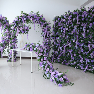 Nuovi Design di Parete Floreale Artificiale 3D e <span class=keywords><strong>Arco</strong></span> di Fiori Decorativo per Interni <span class=keywords><strong>Casa</strong></span> Matrimonio Sfondo Nuziale - Product Image 2