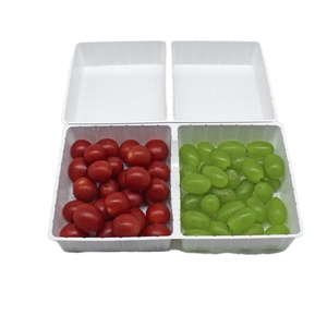Durable and high quality biscuit fruit box tray cajas plasticas disposable containers