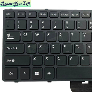 Keyboard Laptop lampu latar US, untuk Getac S410 G2 G3 V Series 6150e YXT-24-38 20202130116 531090280031 CS603-C dengan bingkai - Product Image 3