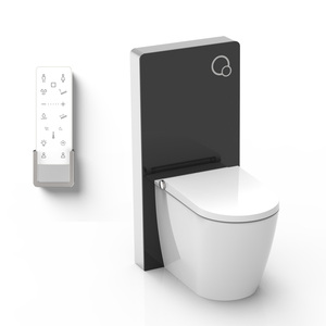 Toilettes intelligentes modernes et élégantes pour <span class=keywords><strong>salle</strong></span> <span class=keywords><strong>de</strong></span> <span class=keywords><strong>bain</strong></span>, hygiéniques, monobloc, avec douche électronique - Product Image 1