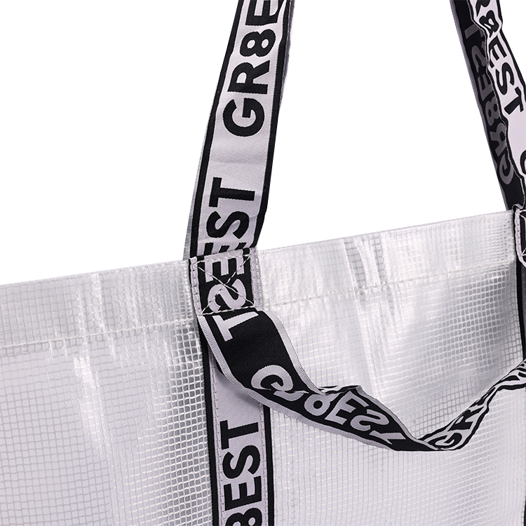 Hot Selling Recyclable Clear Polypropylene PP Woven Lamination Promotional Shopping Tote Bags