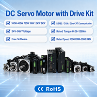 Moteur servo DC à aimant permanent sans balais à couple élevé 20 kW 24V-96V, efficacité IE3, protection IP55, AGV/AMR/Robot