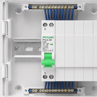 Disjoncteur différentiel RCBO 1P+N 6KA 30mA 18mm PNYUHO PYL3 Courbe B/C Protection contre les surintensités et les fuites à la terre