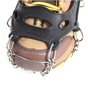 Anti Slip Stainless Steel 13 <b>Spikes</b> Crampons Traction <b>Snow</b> Grips Ice Cleats <b>for</b> Boots <b>Shoes</b> Women Men - Product Image 4