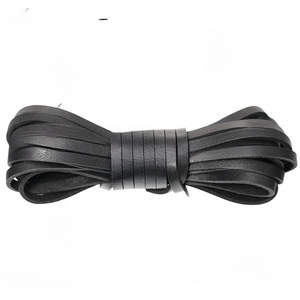 Cordon en cuir plat en cuir de vache véritable fait main pour la fabrication de bijoux et l'artisanat - Product Image 3