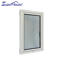 Superhouse NOA fenêtres de maison passive coupe-vent, fenêtres d'inclinaison et de retournement double verre fenêtre d'économie d'énergie en aluminium