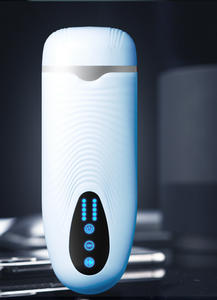 Realistis ABS Vagina buatan elektrik, cangkir masturbasi hisap tahan air + suara fitur dapat ditarik baterai 500mAh - Product Image 5