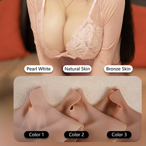 Prótesis de Senos de Silicona con Cuello Alto en Forma de Lágrima, Talla G, Realistas, para Cosplay y Crossdressing (Hombre a Mujer) - Product Image 5