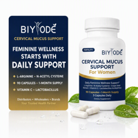 Capsules de soutien pour la muqueuse cervicale OEM, 90 g, formule personnalisée avec L-Arginine, NAC, Pépins de Raisin, Vitamine C, Fabricant Afrique de l'Ouest pour Femmes