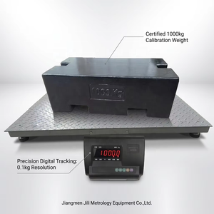 Báscula Digital <span class=keywords><strong>de</strong></span> Plataforma <span class=keywords><strong>de</strong></span> Acero <span class=keywords><strong>de</strong></span> Alta Precisión Jili <span class=keywords><strong>de</strong></span> 1T-10T y 4mm para Uso Industrial, Comercial y Pesaje con Viga en U - Product Image 1