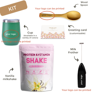 Kit OEM Completo de Batido de Proteínas y Vitaminas con Colágeno y Fibra, Sabor Vainilla - Product Image 5