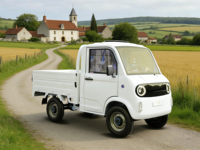 Mini-pickup électrique personnalisé haut de gamme, 4 roues, 2 places, avec caisse de chargement 1620x1100, moteur 50 kW, autonomie 100 km
