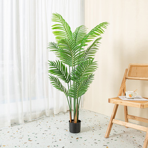 Planta de hoja verde Greenery Home Hotel Plantas artificiales grandes Palmera <span class=keywords><strong>artificial</strong></span> para decoración de interiores - Product Image 4