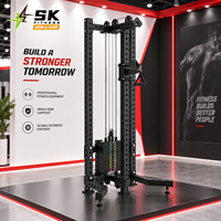 Station de musculation à poulie simple SK-K18 avec pile de poids, équipement de gym, vente directe d'usine en gros