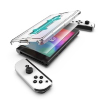 ZIFRIEND Protection d'écran en verre trempé 9H 2.5D pour OLED et Steam Deck avec application facile, épaisseur 0,33 mm, noir