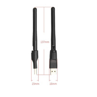 Adaptador Wifi USB 2.0 de 150 Mbps con Tarjeta de Red 802.11n y Chipset RTL8188