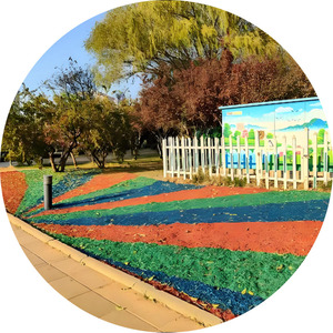 Couverture <span class=keywords><strong>de</strong></span> jardin d'embellissement professionnelle <span class=keywords><strong>de</strong></span> finition naturelle moderne écologique en <span class=keywords><strong>bois</strong></span> coloré pour les trous d'arbre <span class=keywords><strong>de</strong></span> parterres <span class=keywords><strong>de</strong></span> fleurs et le parc - Product Image 1