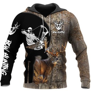 Customized Hunting Graphic Men's Hoodies & Sweatshirts <b>Set</b> Printing Animal Men's <b>Sets</b> Outdoor Streetwear Hoodie Pullovers Top - Product Image 5