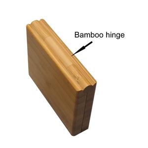 Innovation Eco Friendly Biodegradable Empty Custom Private Label Magnetic for Bamboo Wood Eyeshadow Palette Packaging - Product Image 2