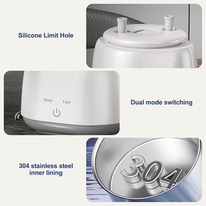 Nuevo Producto Multifuncional, Limpiador Ultrasónico de Retenedores Dentales de 280 ml con 4 Luces UV y Doble Modo para Limpiar Prótesis Dentales - Product Image 2