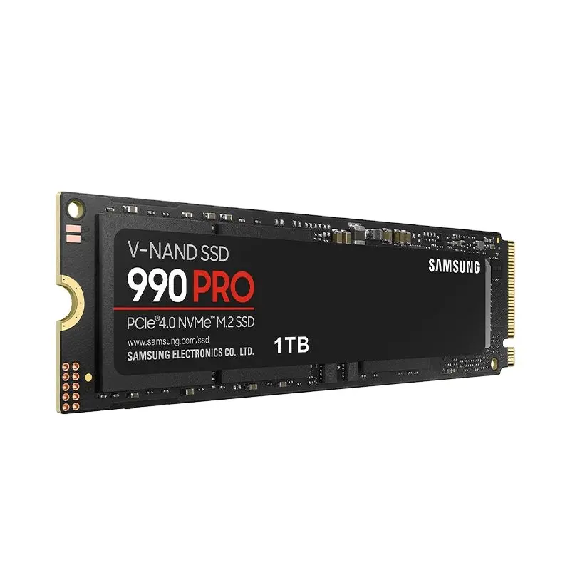 Asli untuk Samsung 990 PRO SSD 1TB NVMe M.2 2280 PCIe 4.0 Hard Drive NVMe Solid State Drive konsol untuk Laptop/PC/Game