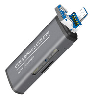 Lector de Tarjetas Micro USB OTG USB 3.0, Lector de Tarjetas de Memoria 2 en 1 SD y TF
