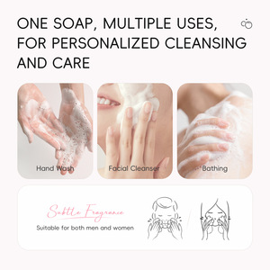 <span class=keywords><strong>Savon</strong></span> artisanal à la vitamine C et à la nicotinamide à la cerise, best-seller, haute qualité, nettoyant en profondeur, hydratant, blanchissant, 110g - Product Image 2