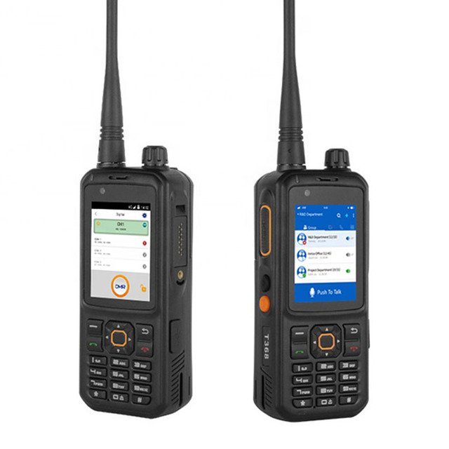 Multi-mode Radio Dual SIM Card Camera in Rico T368 Battery Capacity 6000mAh Two Way Radio for Traffic Global Call