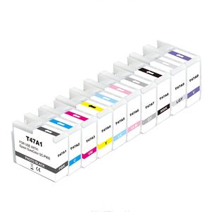 Cartouches d'encre OCBESTJET 10 couleurs 80ML avec encre pigmentée pour <span class=keywords><strong>Epson</strong></span> T47A1-T47A9 T47AD pour imprimantes à jet d'encre <span class=keywords><strong>EPSON</strong></span> <span class=keywords><strong>SC</strong></span>- <span class=keywords><strong>P900</strong></span> P700 T47 - Product Image 1