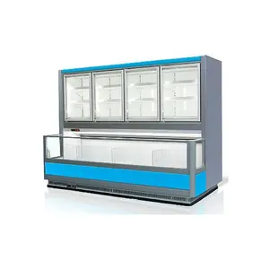 Combination Combi Display Refrigerator Used as Supermarket Equipment