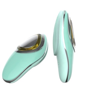 Nhà sử dụng chăm sóc da mặt sâu siêu âm làm sạch bàn chải mặt massager bàn chải điện xách tay Silicone mặt làm sạch thiết bị - Product Image 2