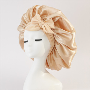 Gorro de Dormir de Poliéster de Doble Capa, Ajustable, de Lujo, Personalizable y Reutilizable, con Banda para Atar, Venta al Por Mayor - Product Image 6