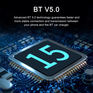 F3 LED Backlit FM Transmitter xe MP3 TF/U đĩa Máy nghe nhạc rảnh tay xe Kit Adapter USB PD loại C sạc nhanh - Product Image 5