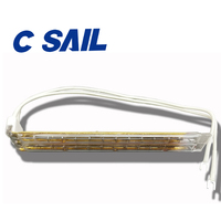 Lámpara de Calentamiento por Infrarrojos Lejanos de Fibra de Carbono y Cuarzo, 600W 800W 220V, Calentamiento Rápido para Horno de Secado Industrial