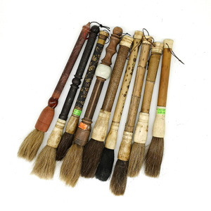 도매가 고품질 중국 골동품 비취석 서예 붓 - Product Image 2