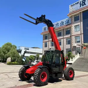 Lage Prijs Ac Motor Verreiker Telescopische Lader Heftruck 20 Met 4 Ton Sanny Telelehandler 7 Ton Roterende Telelehandler Verkoop