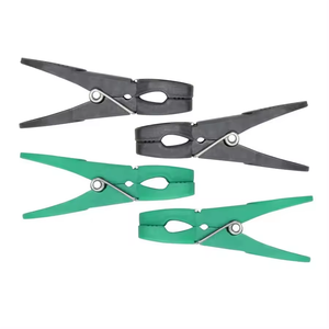 Lot de 20 pinces à <span class=keywords><strong>linge</strong></span> ménagères en métal avec paniers, rangement d'épingles en tissu plastique pour la cuisine et les techniques d'injection de bijoux - Product Image 4