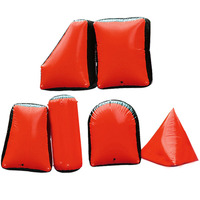 6 Pcs Combat Air Gonflables Bunkers Paintball Bunkers Tir à l'arc Tir Combat CS Jeu Classique Arc et Flèche Tag peut Logo Personnalisé