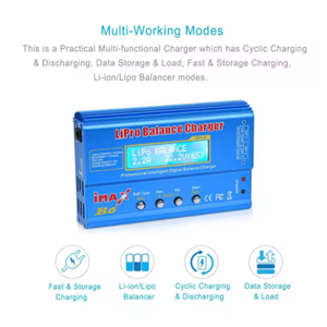 Nuevo cargador HTRC IMAX B6 80W <span class=keywords><strong>RC</strong></span> para Lipo NiMh Li-ion Ni-Cd cargador de batería <span class=keywords><strong>RC</strong></span> B6 Lipro descargador cargador de equilibrio Digital - Product Image 2