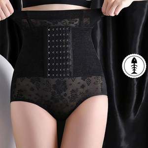 2 Pack Shaper Cotton Tummy Support with Lace Brief - Product Image 2