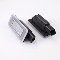 Lampe de plaque d'immatriculation à LED pour Peugeot 208 12-16 2008 15- 207 CC 07-2014 308 MK2 15- 3008 Mk 508 5008 Mk2 Citroen DS3 C3 MK3