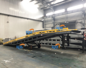 8ton נייד מלגזה טעינת Ramp חצר משאית, רמפות מיכל - Product Image 3
