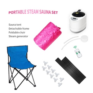 Boîte de sauna à vapeur portable Saunaking intérieur portable 2.6L salle de sauna humide à vapeur SPA corps entier tente de sauna - Product Image 2