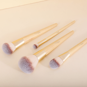 GRACEDO beauty Makeup Tools Contour Blending Powder Foundation Brush Make Up Brush Set With Paper Box Pink Guasha Stone - Product Image 4