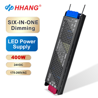 Fuente de Alimentación LED Regulable de 400W 24V, Fuente de Alimentación Conmutada LED con Atenuación Inteligente, IP20, Transformador de Controlador LED para Uso en Interiores