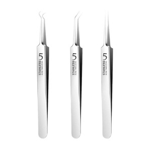 Kit d'extraction de points noirs en acier inoxydable, pince à acné, aiguille à acné, outil de pression pour l'acné, pincettes – Vente chaude - Product Image 4