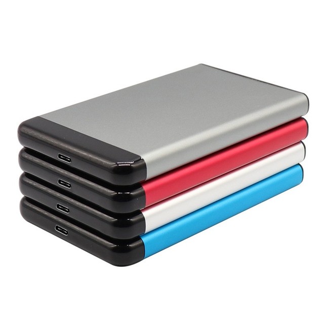 PCTEKCO New Plastic External Portable Hard Drive with Logo Customization USB 3.0 Interface 500GB/1TB/2TB Storage Capacities