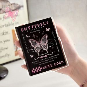 Mini Libreta de Bolsillo A7 con Diseño de Mariposa, Portátil, de Alta Estética, para Niñas y Estudiantes - Product Image 4